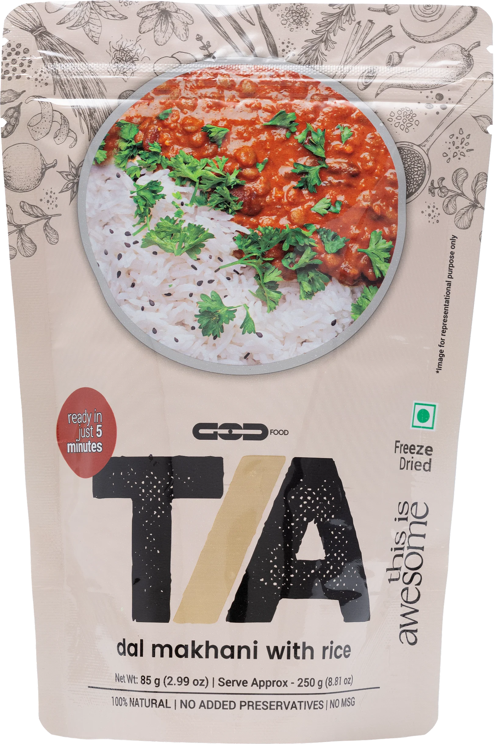 Dal Makhni With Rice